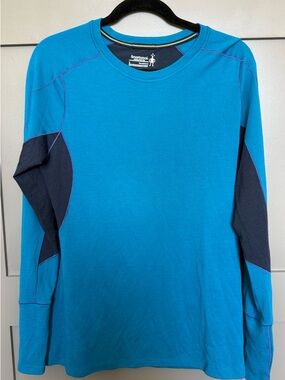 Smartwool Teal and Navy Merino Sport 250 Women's Base Layer